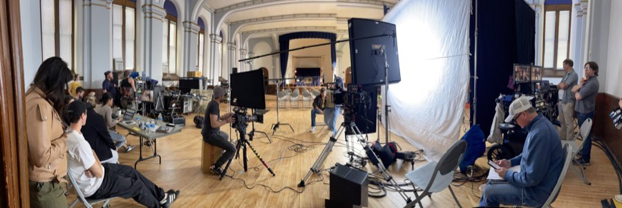 Umit Gulsen on set — behind the scenes 3